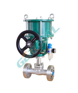 气动带手动切断阀